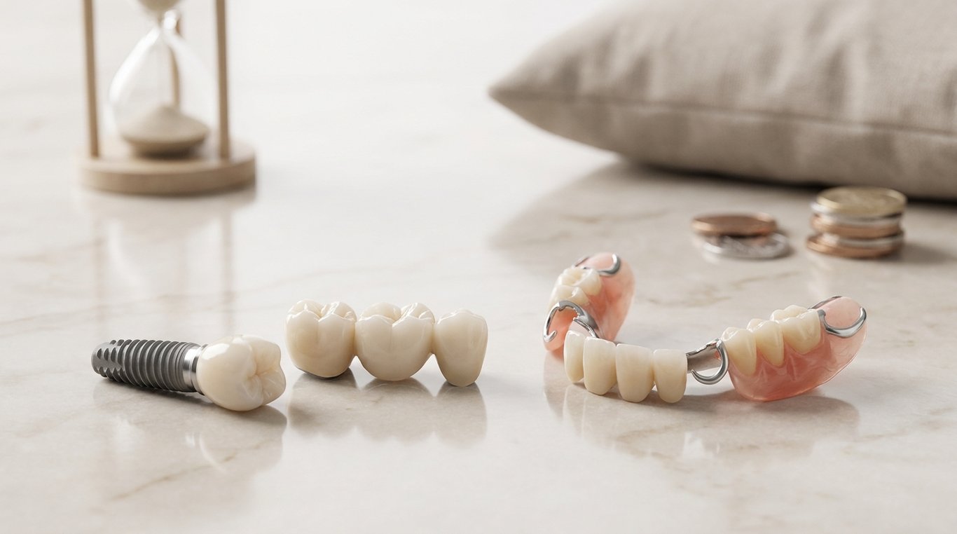 Comparing Implants, Bridges, and Dentures: Cost, Comfort, and Longevity